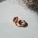 گوشواره زنانه ژوپینگ مدل حلقه ای چند ضلعی