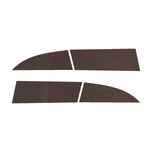 برچسب چراغ خودرو مهدیار کد Ss001 M بسته 4 عددی بهمراه سرکلیدی مناسب برای سورن