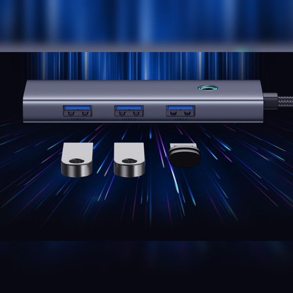 هاب 5 پورت USB-C باسئوس مدل BS-OH150  (گارانتی 24ماهه آونگ)