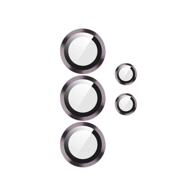 محافظ لنز دوربین فلزی مدل LENS FILM مناسب برای گوشی موبایل سامسونگ Samsung Galaxy S24 Ultra