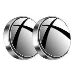 آینه محدب نقطه کور قابل تنظیم خودرو مدل E360 بسته 2 عددی