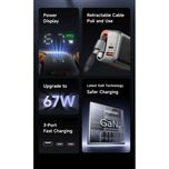 شارژر دیواری 67 وات مک دودو مدل CH-4100 به همراه کابل متصل به بدنه USB-C