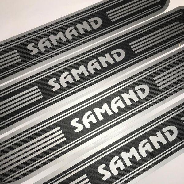 برچسب بدنه خودرو مهدیار مدل کربن کد sp112 مناسب سمند بسته 4 عددی