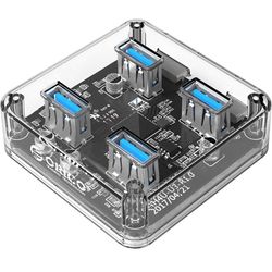 هاب USB 3.0 اوریکو مدل MH4U-U3 چهار پورت شفاف