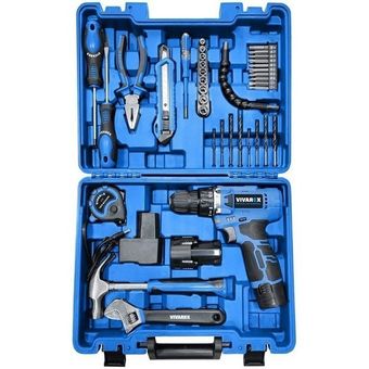 کیت 40 پارچه دریل شارژی 12 ولت ویوارکس مدل 1240 (12 ماه گارانتی)