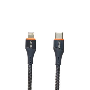 کابل تبدیل USB-C به لایتنینگ الدینیو مدل LC631i طول 1 متر