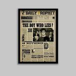 تابلو مدل هری پاتر Harry Potter طرح روزنامه دیلی پروفت