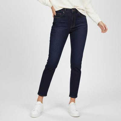 شلوار جین زنانه مدل مام فیت کد MDSS-CF7504*125