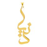آویز گردنبند طلا 18 عیار زنانه سهی مدل دنیا SNA03