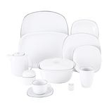 سرویس غذاخوری 98 پارچه چینی زرین ایران سری کواترو مدل سمن درجه یک