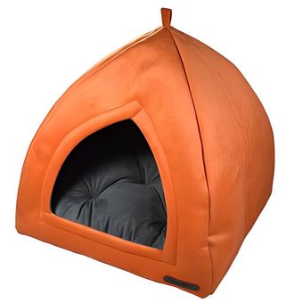 جای خواب سگ و گربه مدل کلبه مثلثی