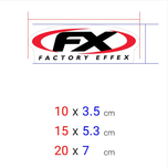 برچسب چاپی برش خورده مدل FX کد 0123