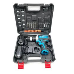 دریل چکشی طرح ماکیتا دو باتری 18ولت