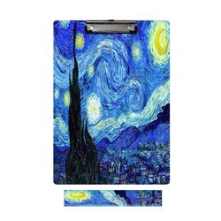 تخته شاسی مدل شب پر ستاره ونگوگ به همراه خط کش - جین 12 عددی