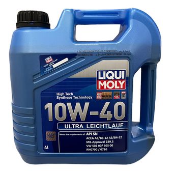 روغن موتور لیکومولی مدل Ultra Leichtlauf 10W40 SN حجم 4 لیتر