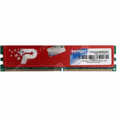 RAM PATRIOT 2GB 6400Mhz DDR2 CL5