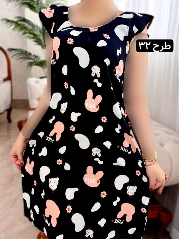 پیراهن نخی ساتینا 2042