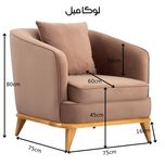 مبل راحتی پنج نفره لوکا مبل مدل برنارد