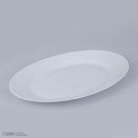 سرویس غذاخوری 28 پارچه چینی زرین ایران سری رادیانس مدل سفید درجه یک