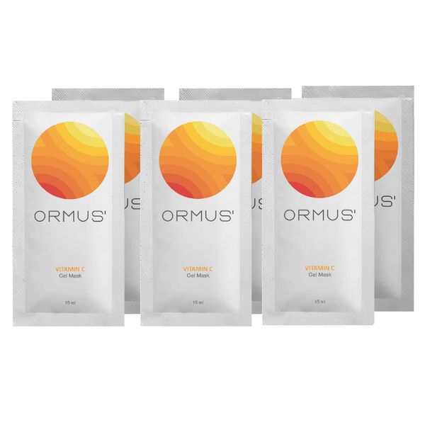 ژل ماسک صورت اورموس مدل ویتامین C حجم 15 میلی لیتر بسته 6 عددی