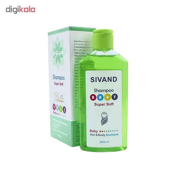 شامپو سر و بدن کودک سیوند مدل Super Soft حجم 200 میلی لیتر