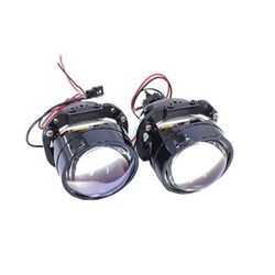 لنز خودرو ام زد ام مدل L100PRO BI-LED پایه 9005/H4/H7 به همراه قاب بسته 2 عددی