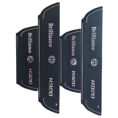 برچسب پارکابی خودرو امیران اسپرت طرح چرم کد 2025086 مناسب برای برلیانس 320 مجموعه 4 عددی