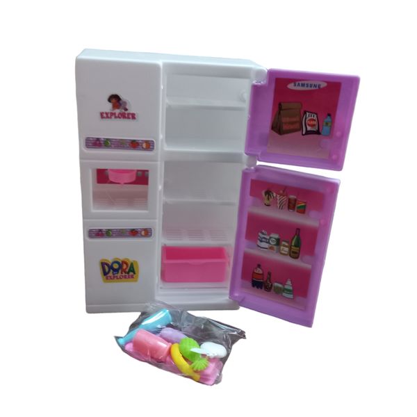 ست اسباب بازی آشپزخانه مدل یخچال دورا