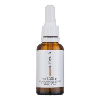 سرم پوست ژیناژن مدل Vitamin C مناسب پوست‌های مختلط و چرب حجم 30 میلی لیتر