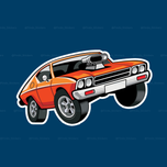 استیکر ماشین قرمز 🚗
