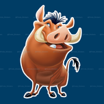 استیکر سیمبا شیرشاه🐗