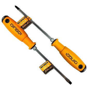 پیچ گوشتی دو سو و چهارسو دینگشی مدل ضربه خور کد ART-68 بسته 2 عددی