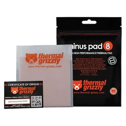 پد خمیر سیلیکون ترمال گریزلی مدل minus pad 8 سایز 100x100 ضخامت 0.5 میلی متر