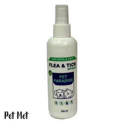 اسپری ضد کک و کنه سگ و گربه پت پارادایس مدل Flea And Tick
