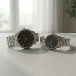 ست ساعت مچی عقربهای کوارتز زنانه و مردانه سوئیس آرت مدل ANT172-173ST0007