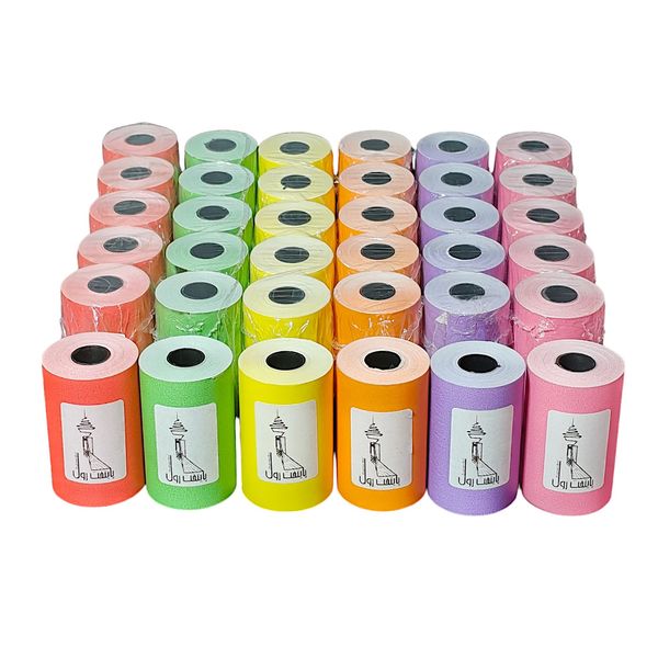 کاغذ پرینتر حرارتی پایتخت رول مدل Pos MCR14 بسته 30 عددی