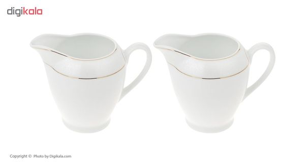 سرویس غذاخوری 102 پارچه چینی زرین ایران سری ایتالیا اف مدل Sepid Sadaf درجه عالی