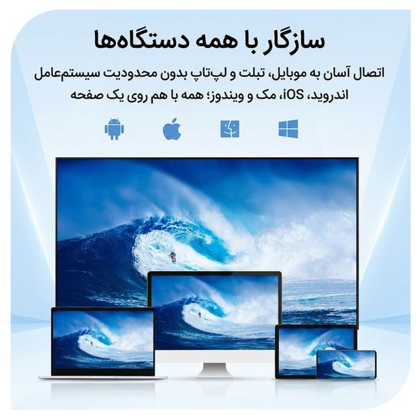 دانگل انتقال تصویر بیسیم نوکسو مدل DG‑N1 مناسب برای انواع تلویزیون و مانیتور دارای درگاه HDMI