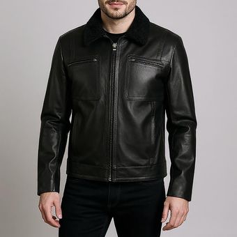 کت چرم مردانه چرم مشهد مدل K0628