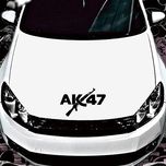 برچسب بدنه خودرو مارکت میکس طرح کلاشنیکف مدل AK 47 کد 1128MMIX