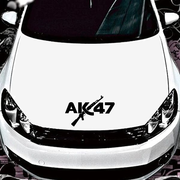 برچسب بدنه خودرو مارکت میکس طرح کلاشنیکف مدل AK 47 کد 1128MMIX