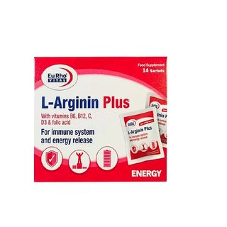 ساشه ال آرژنین پلاس یوروویتال بسته 14 عددی*819