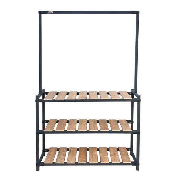 رگال لباس و طبقه فلز و چوب مدل بهار