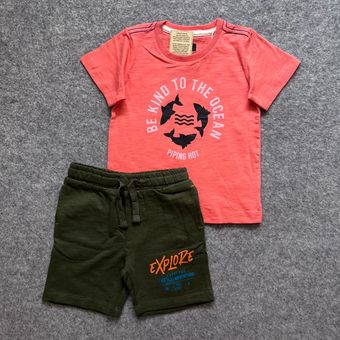 ست تیشرت و شلوارک hot australia کد EU4467