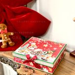 ست 4 تایی فنجان و بشقاب قهوه خوری بیسکوییت زنجبیلی