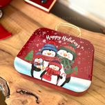 جعبه فلزی چمدونی مدل پنگوئن