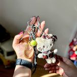 چارم بگ آویز کیف و کوله مدل کیتی پلنگی