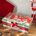 گیفت دوتایی بشقاب و فنجان بیسکوییت زنجبیلی