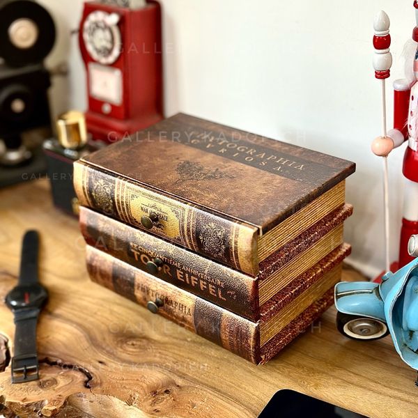 کمد 3 کشو طرح کتاب