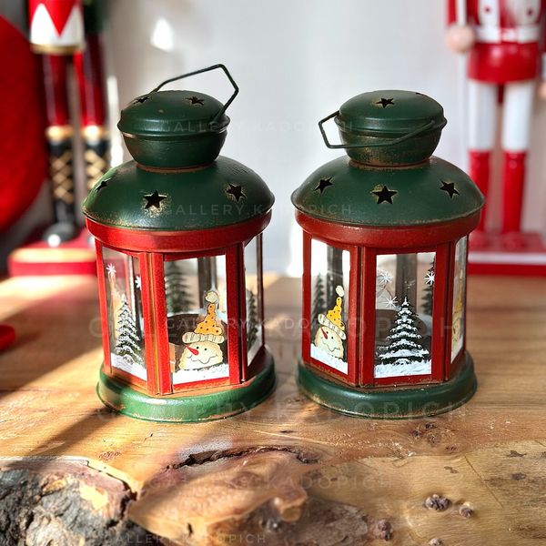 فانوس جاشمعی کریسمسی